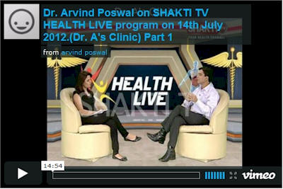 dr arvind poswal shakti health channel TV