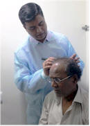 Virendra Saxena hair transplant